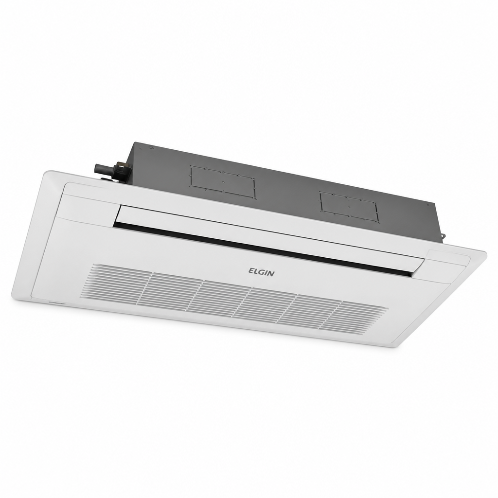 Ar Condicionado Split Cassete 1 Via - Inverter R-32 - Elgin - 12.000 BTUs - Quente/Frio - 220V Monofásico