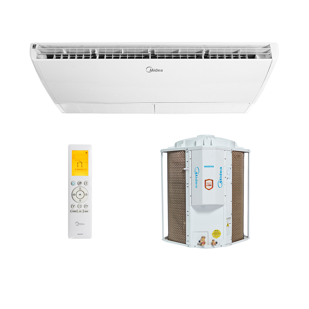 Ar Condicionado Split Teto - Inverter R-32 - Midea - 60.000 BTUs - Frio - 220V Monofásico
