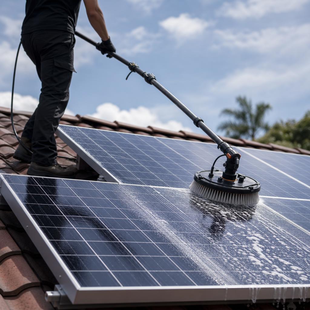 Limpeza e Inspeção Completa do Sistema de Energia Solar